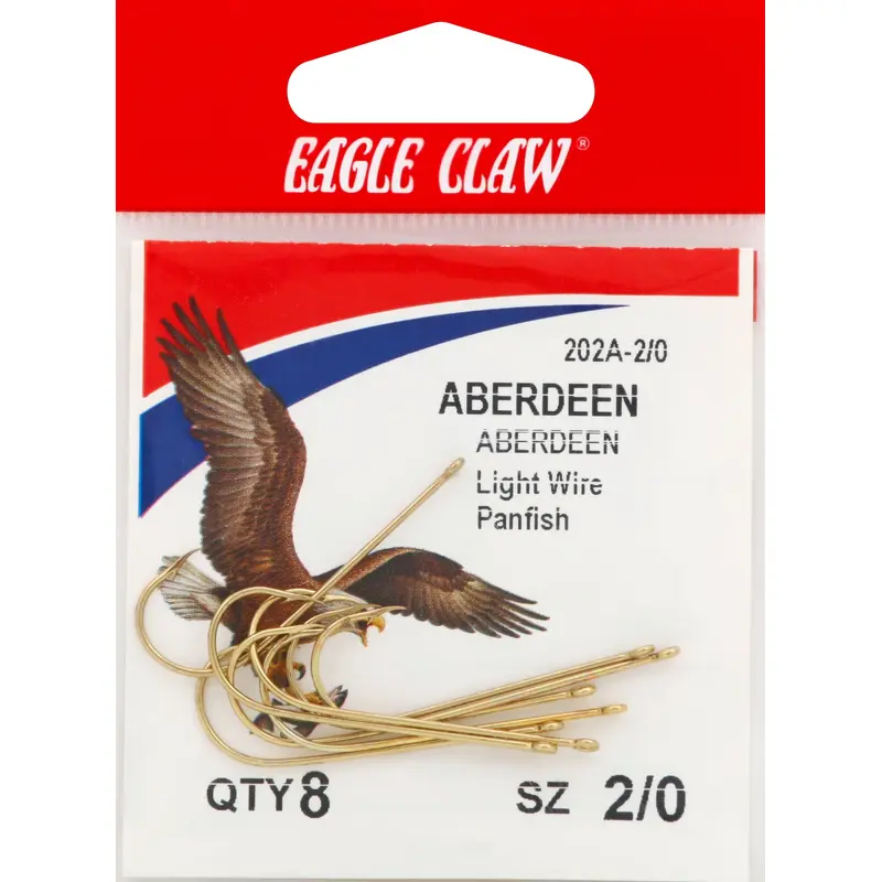 Eagle Claw EAGLE CLAW ABERDEEN LT WIRE 2/0 8 CT
