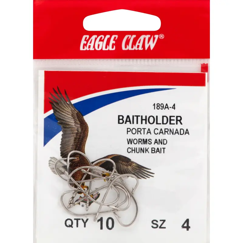 Eagle Claw EAGLE CLAW BAITHLDR WORM NKL 4 10 CT