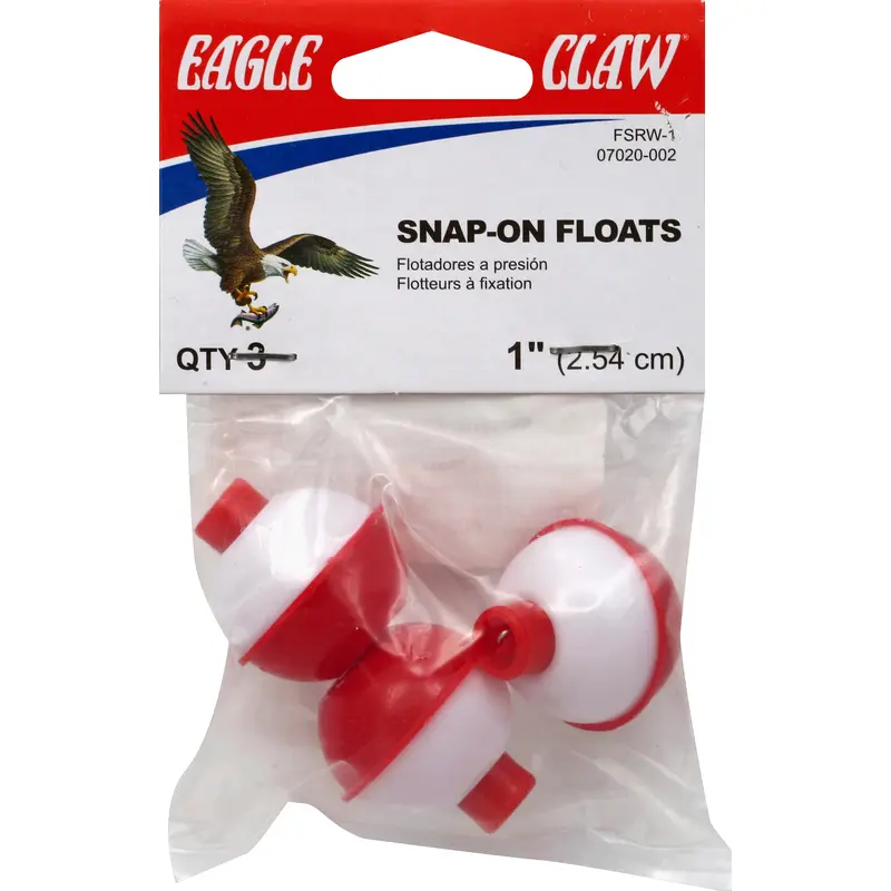 Eagle Claw EAGLE CLAW FLOAT SNAP-ON 1 3 CT