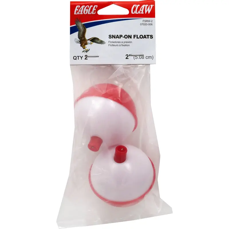 Eagle Claw EAGLE CLAW FLOAT SNAP-ON 2 2 CT