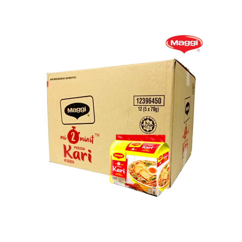 Maggi Kari Noodles 1Ctn(12Pcs) 5 X 79g