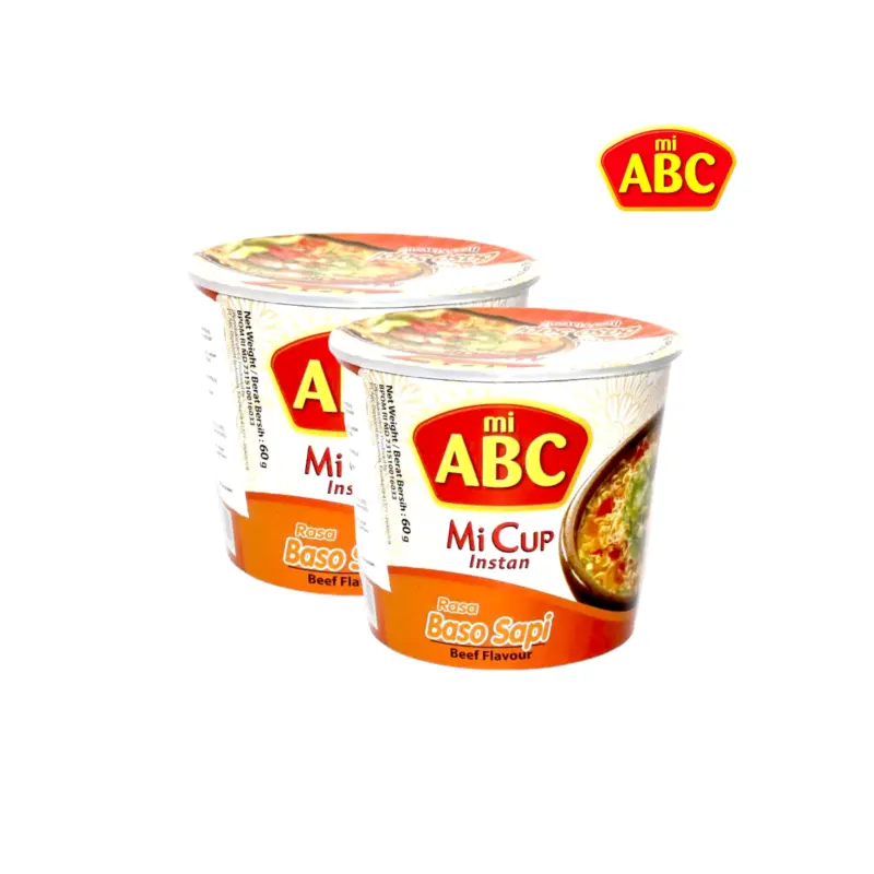Mi ABC Cup Beef Flavour 2Pcs 60g