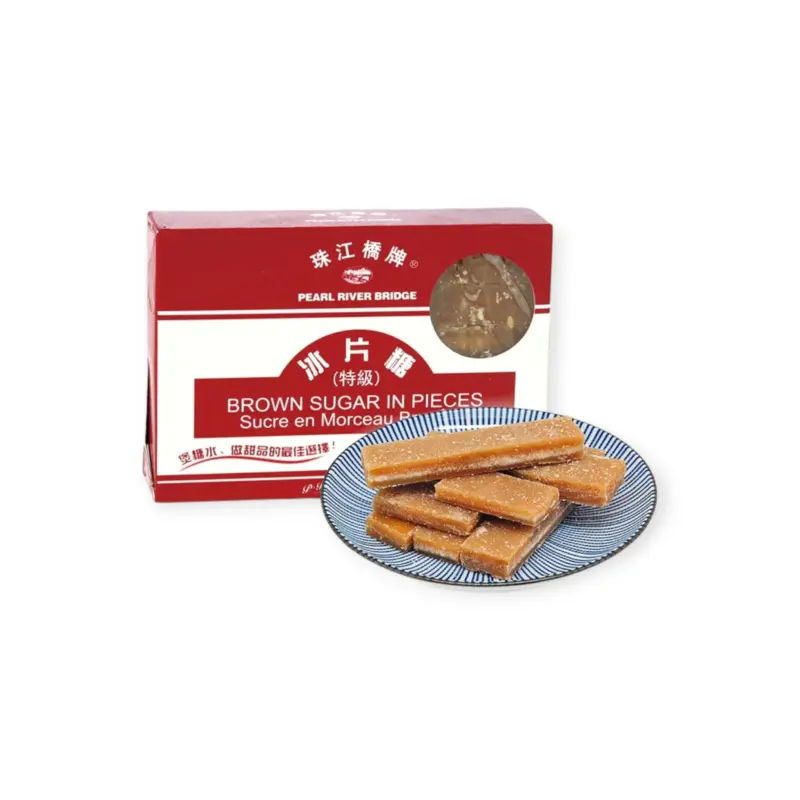 Pearl River Bridge Brown Sugar in Pieces 454g