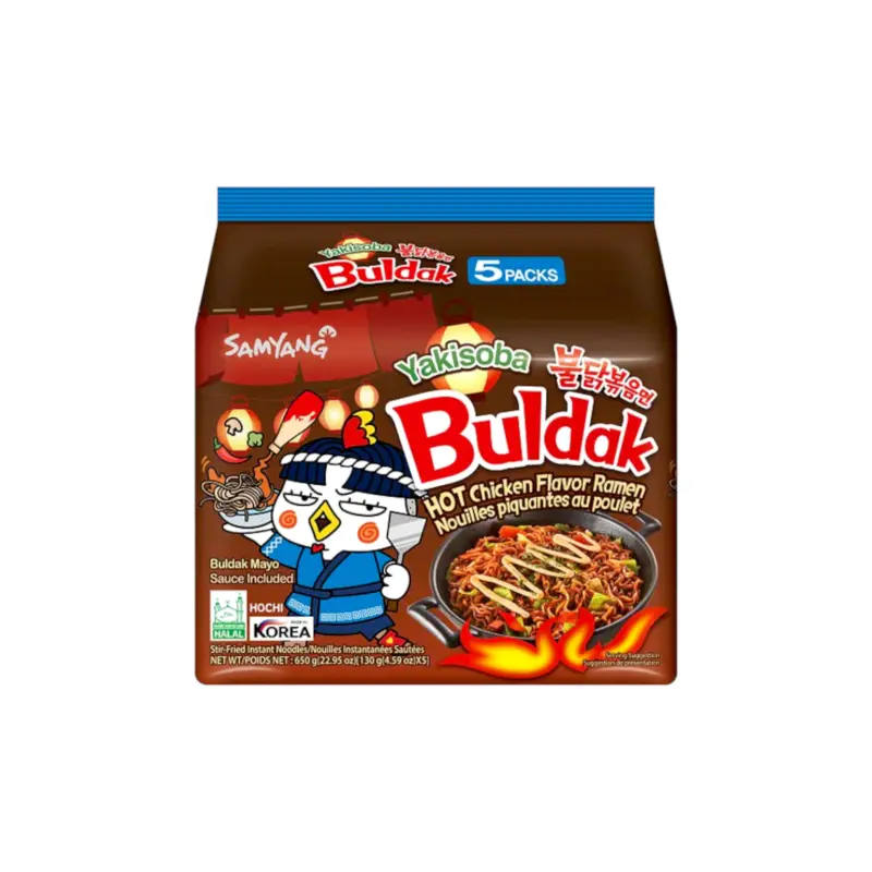 SAMYANG Buldak Hot Chicken Flavor Ramen Yakisoba 5x130g
