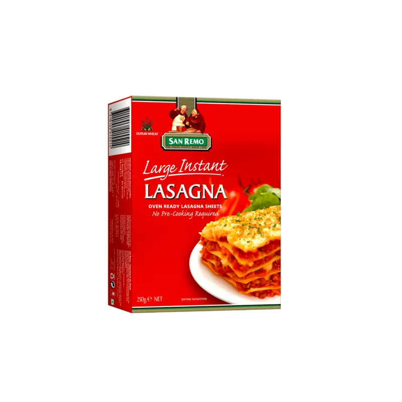 San Remo #100 Large Instant Lasagna 250gm