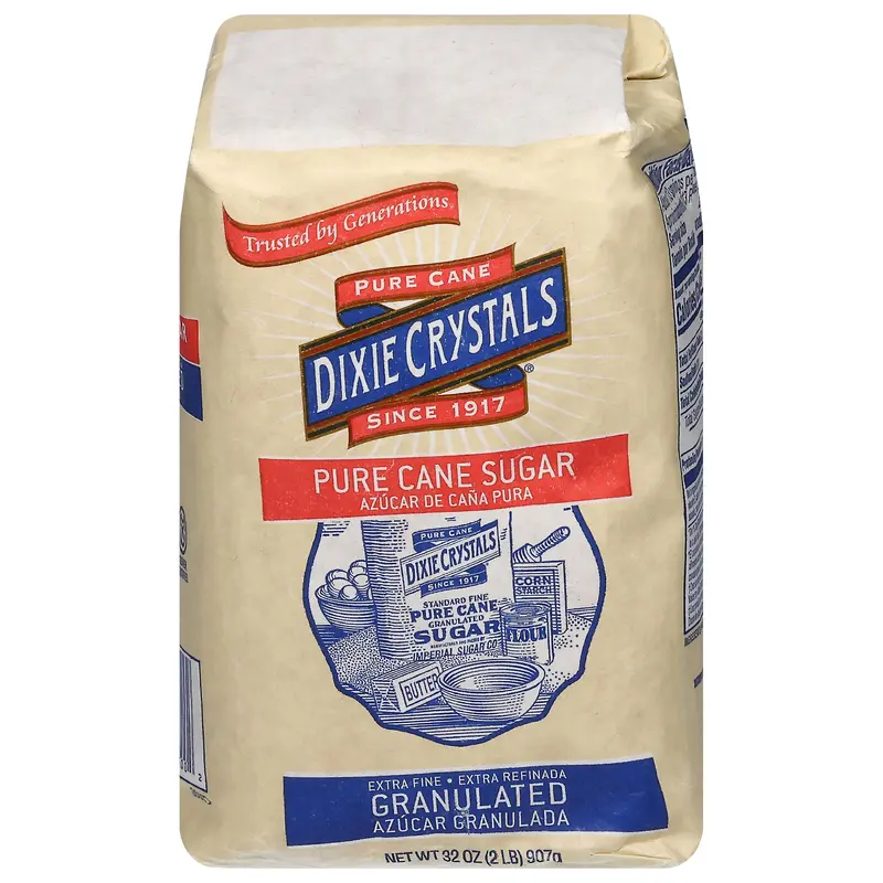 Dixie Crystals Extra Fine Granulated Pure Cane Sugar 32 oz