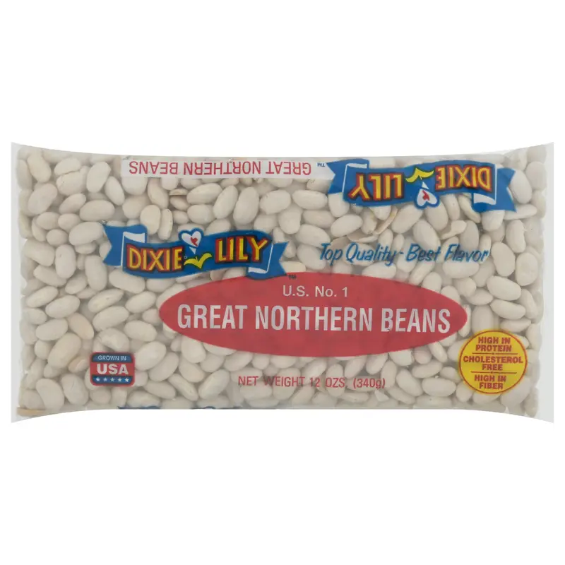 Dixie Lily Great Northern Beans 12 oz