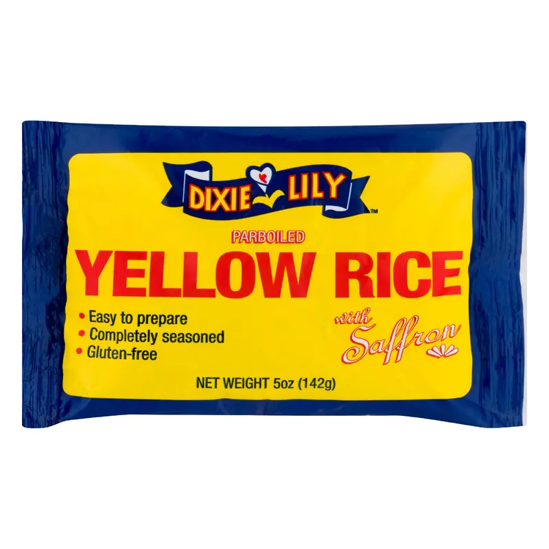 Dixie Lily with Saffron Parboiled Yellow Rice 5 oz