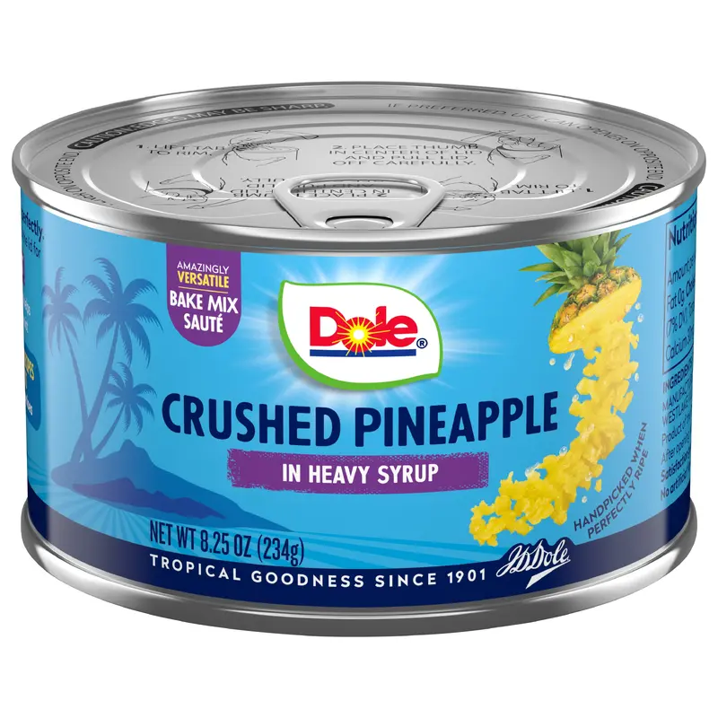 Dole Crushed Pineapple in Heavy Syrup 8.25 oz