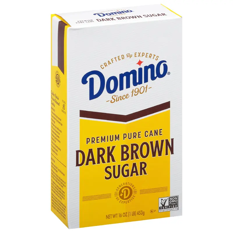 Domino Premium Pure Cane Dark Brown Sugar 1 lb