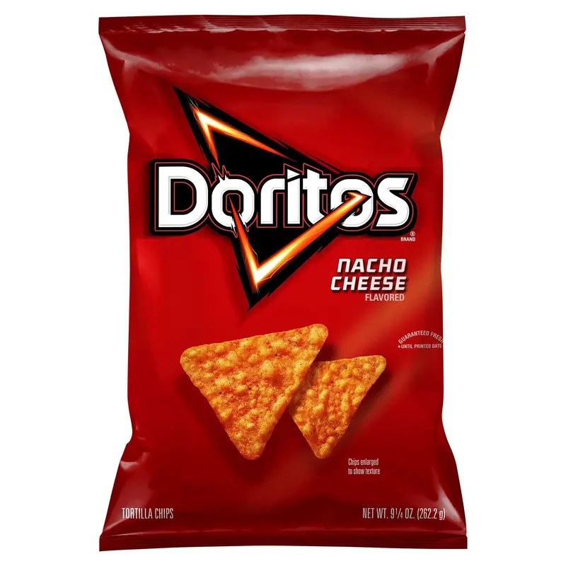 Doritos Nacho Cheese Flavored Tortilla Chips