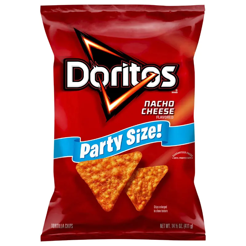 Doritos Tortilla Chips Nacho Cheese Flavored 14 1/2 Oz