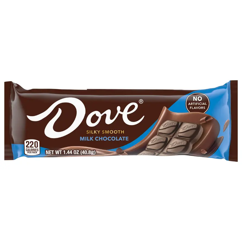DOVE Candy Milk Chocolate Bar, Full Size, 1.44 oz