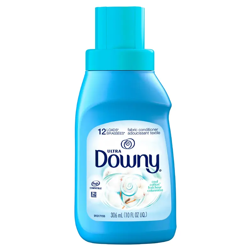 Downy Ultra Cool Cotton Liquid Fabric Conditioner (Fabric Softener), 10 fl oz