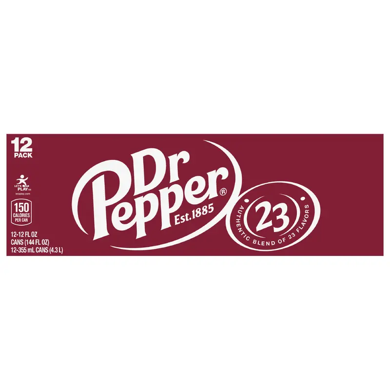 Dr Pepper 12 Pack Soda 12-12 fl oz Cans