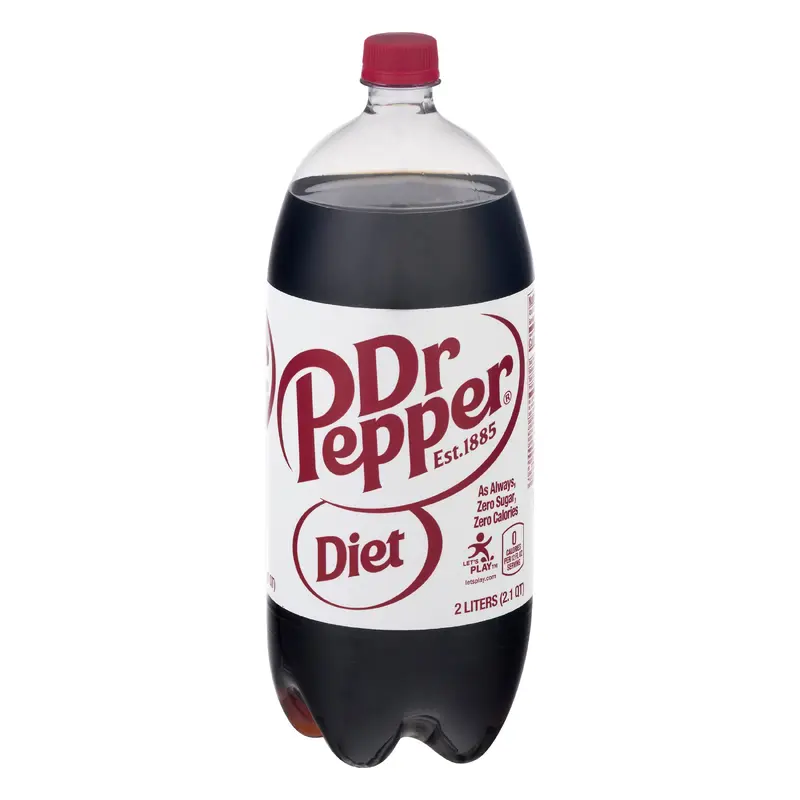 Dr Pepper Diet Soda 2 lt
