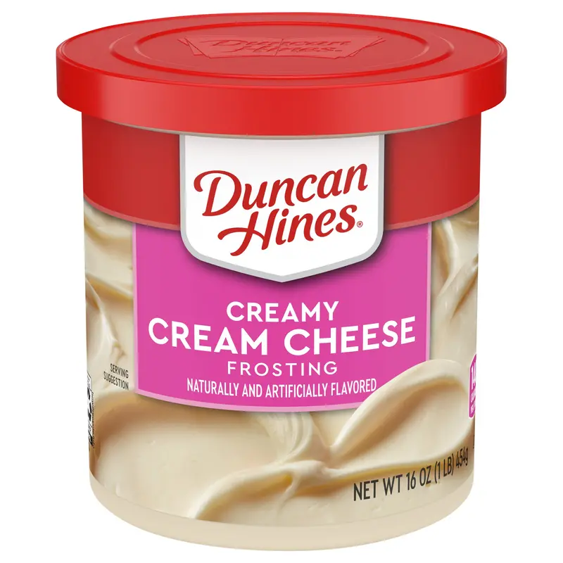 Duncan Hines Creamy Cream Cheese Flavored Frosting, Cake Icing, 16 oz.