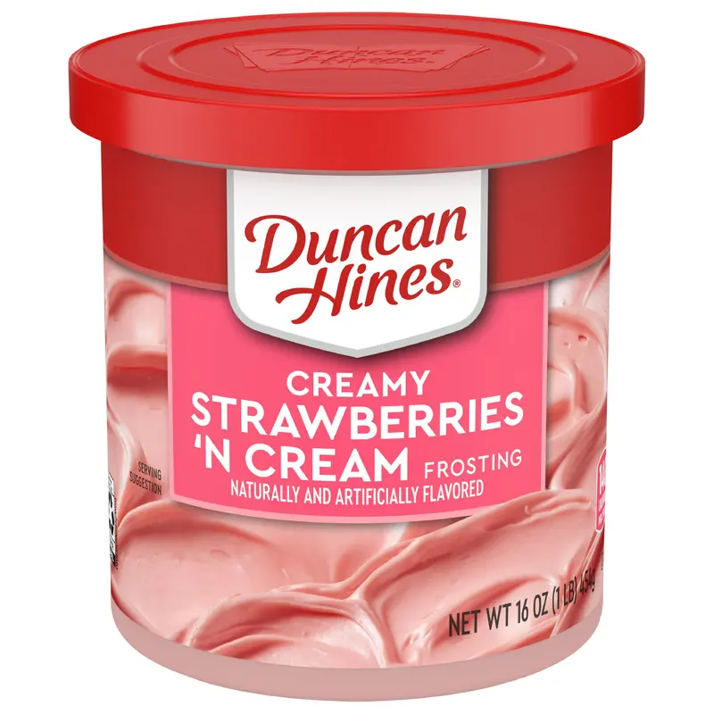 Duncan Hines Creamy Strawberries 'n Cream Frosting, 16 OZ