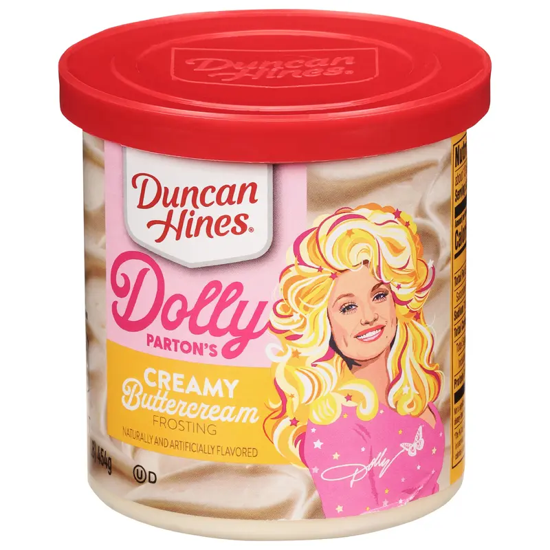 Duncan Hines Dolly Parton's Creamy Buttercream Frosting 16 oz