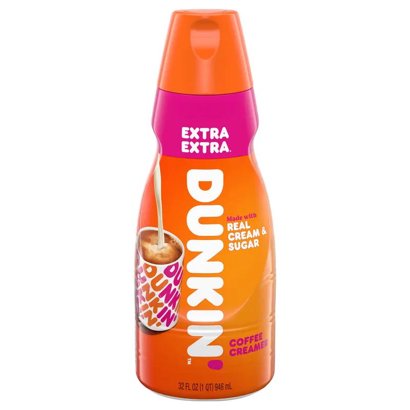 Dunkin Extra Extra Coffee Creamer, 32 Oz.