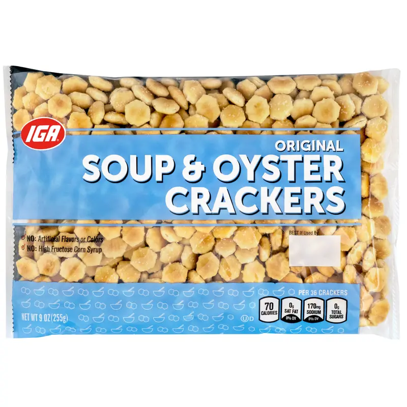 CRACKERS SOUP & OYSTER BAG 9 OZ