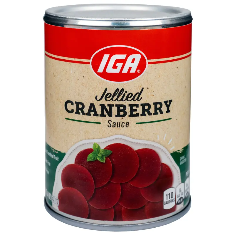 CRANBERRY SAUCE JELLIED 14 OZ