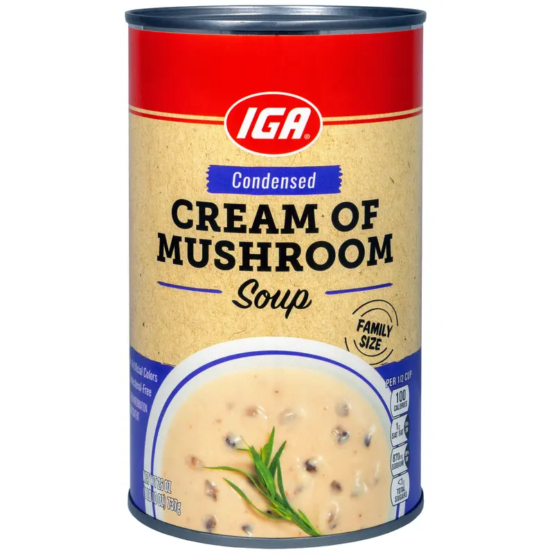 CREAM OF MUSHROOM SOUP FAMILY SIZE 26 OZ
