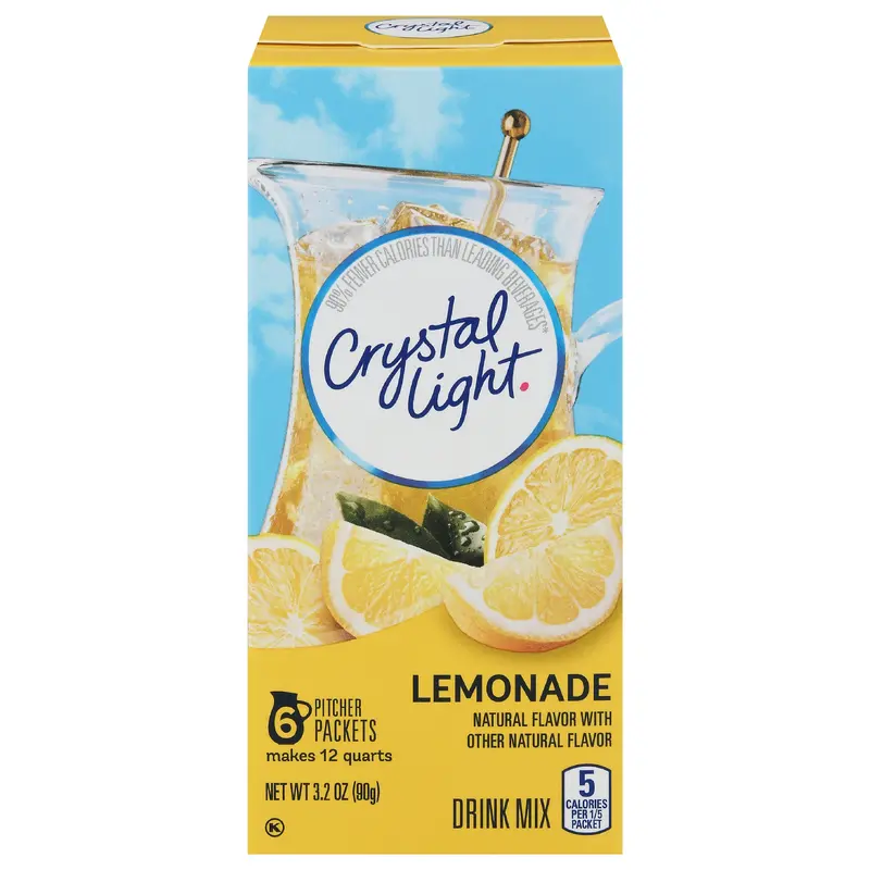 Crystal Light 6 Packets Lemonade Drink Mix 6 ea
