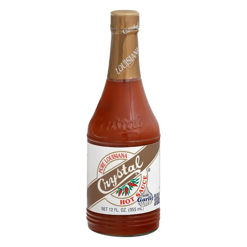 Crystal With Garlic Hot Sauce 12 oz