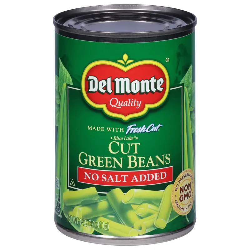Del Monte Fresh Cut Blue Lake No Salt Added Cut Green Beans 14.5 oz
