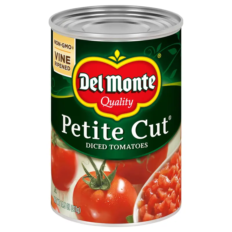 Del Monte Petite Cut Diced Tomatoes 14.5 oz Can