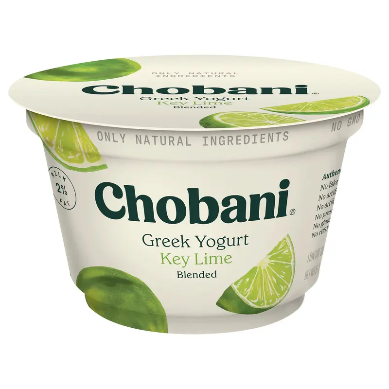 Chobani Low-Fat Greek Yogurt Key Lime Blended 5.3oz