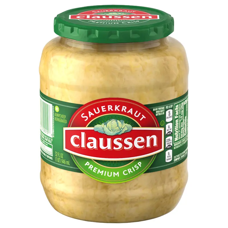 Claussen Premium Crisp Sauerkraut, 32 fl oz Jar
