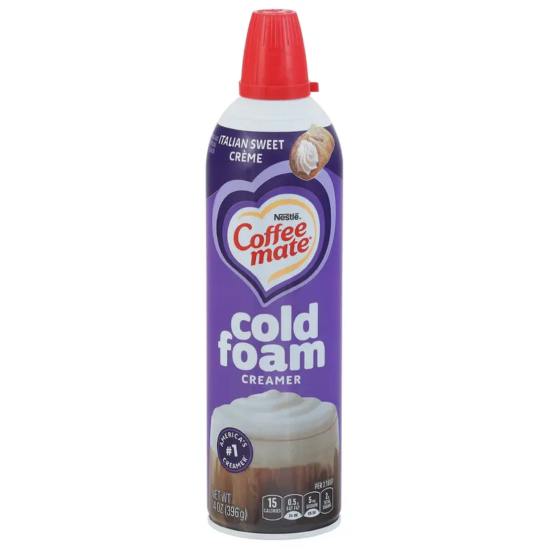 Coffee-Mate Cold Foam Italian Sweet Creme Creamer 14 oz