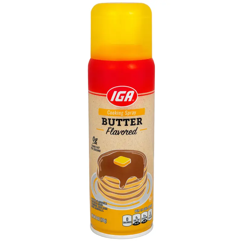 COOKING SPRAY BUTTER FLAVORED 6 OZ