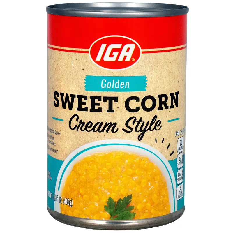 CORN CREAM STYLE GOLDEN SWEET 14.75 OZ