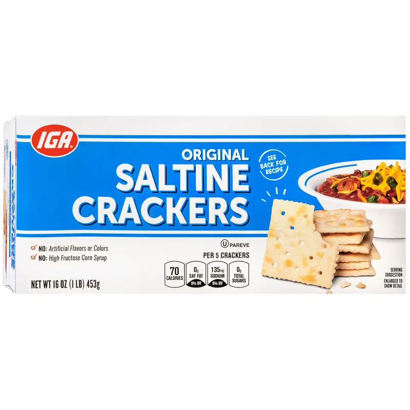 CRACKERS SALTINES ORIGINAL 16 OZ