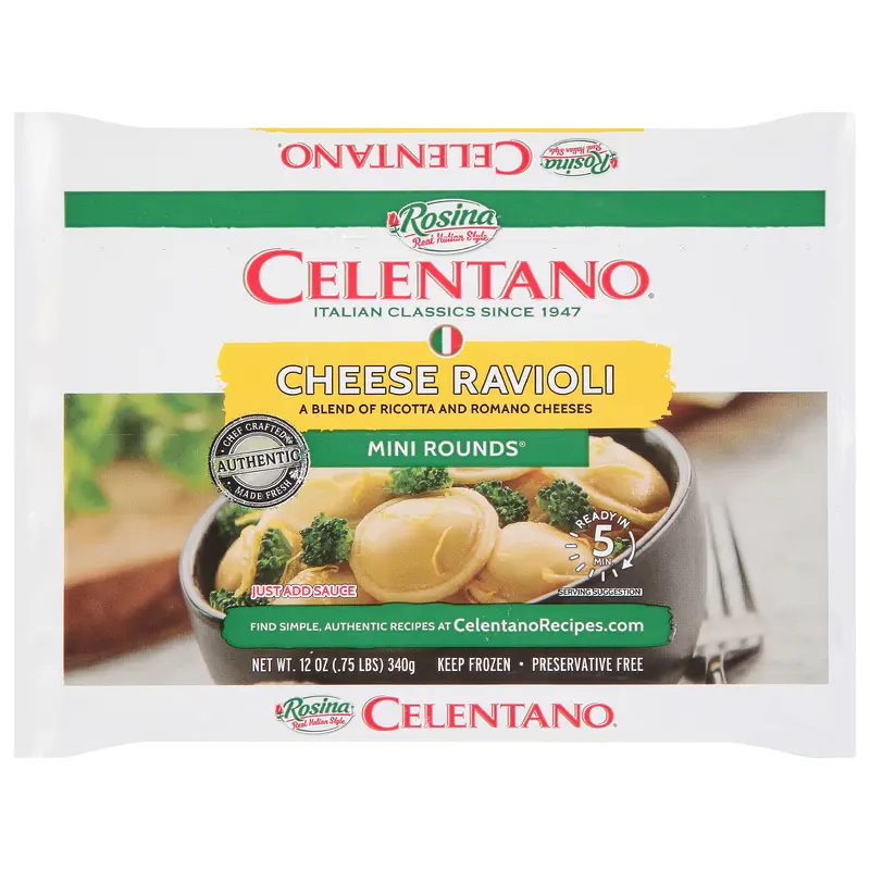 Celentano Cheese Ravioli Mini Rounds 12 oz