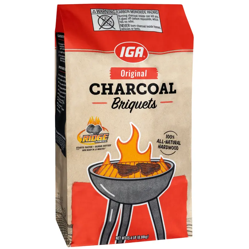 CHARCOAL BRIQUETS 15.4 LB