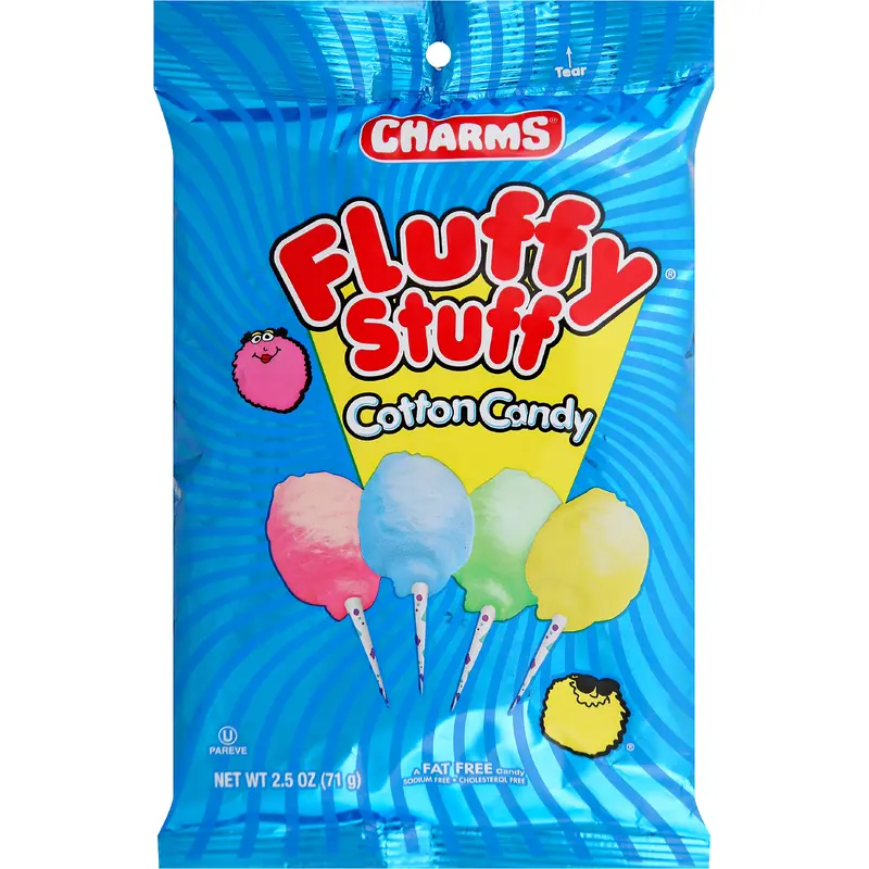 Charms Fluffy Stuff Cotton Candy 2.5 oz