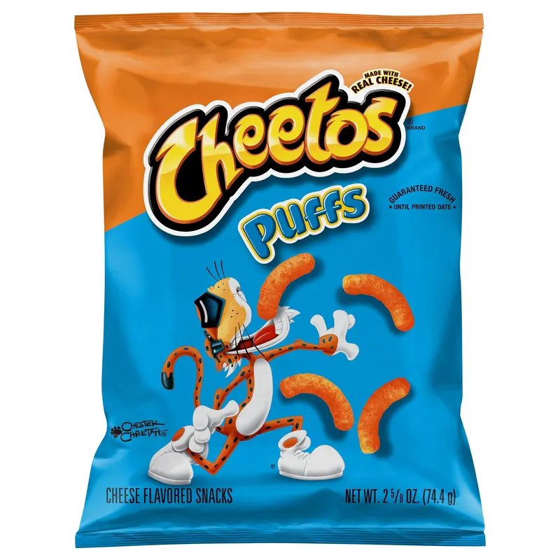 Cheetos Puffs Cheese Flavored Snacks 2 5/8 Oz