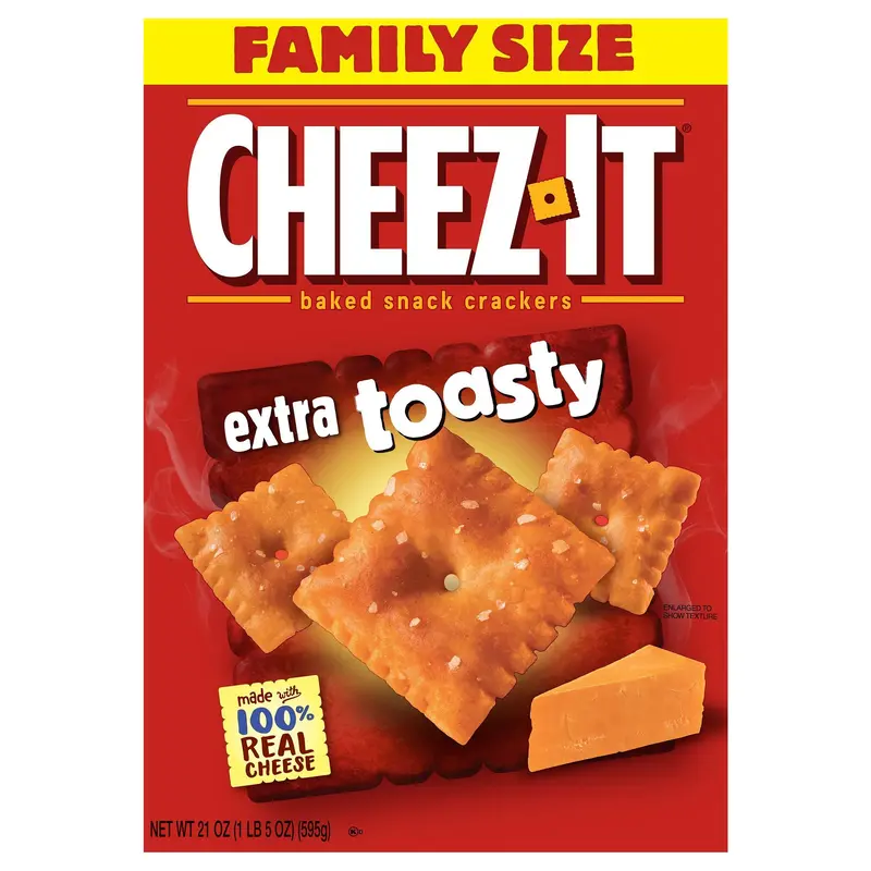 Cheez-It Extra Toasty Cheese Crackers