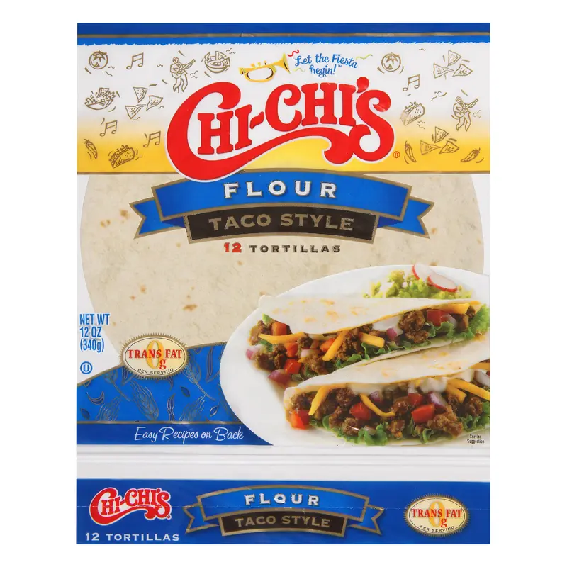 Chi-Chi's Flour Taco Style Tortillas 12 ct Bag