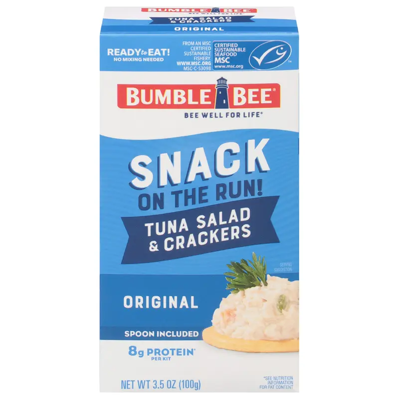 Bumble Bee Snack on the Run! Original Tuna Salad & Crackers 3.5 oz