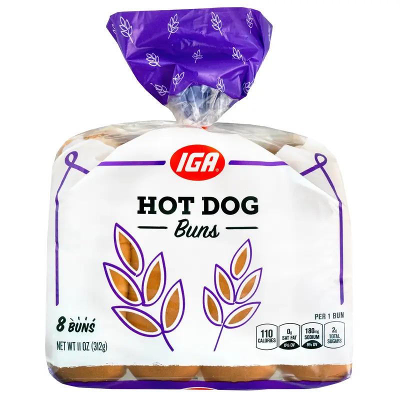 BUNS HOT DOG 8 CT 11 OZ