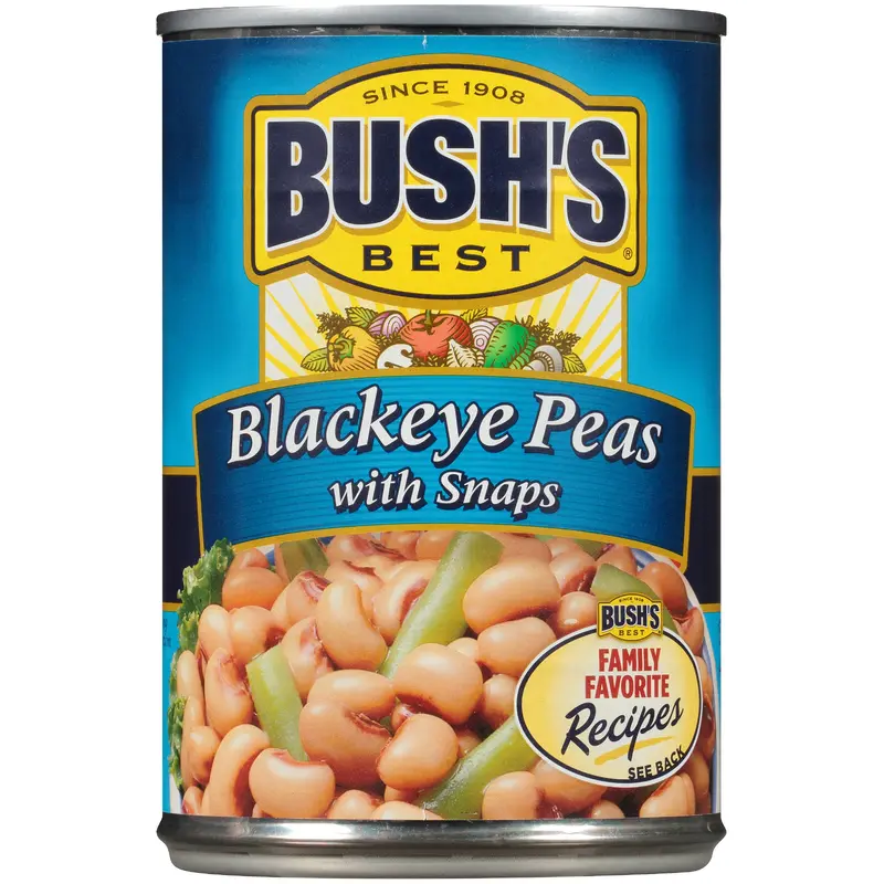 Bush's Best Blackeye Peas with Snaps 15.8 oz. Can