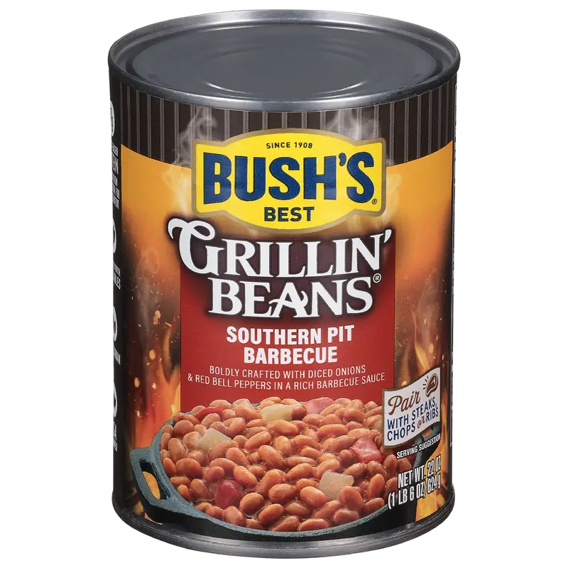 Bush's Best Southern Pit Barbecue Grillin' Beans 22 oz