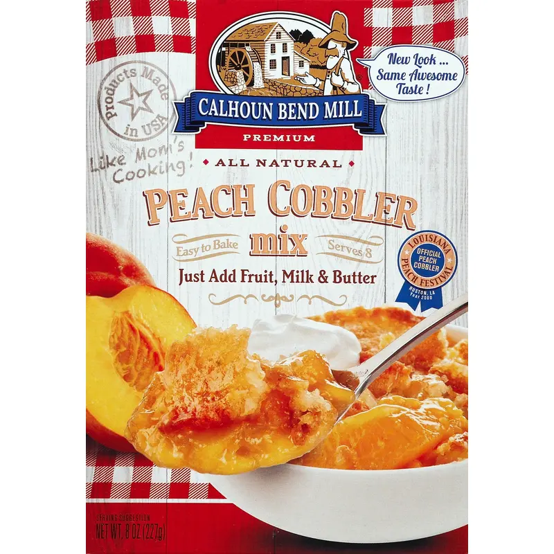 Calhoun Bend Peach Cobbler Mix 8 oz