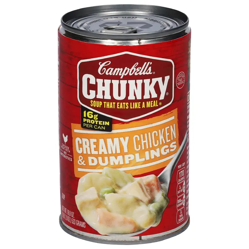 Campbell's Chunky Creamy Chicken & Dumplings Soup 18.8 oz