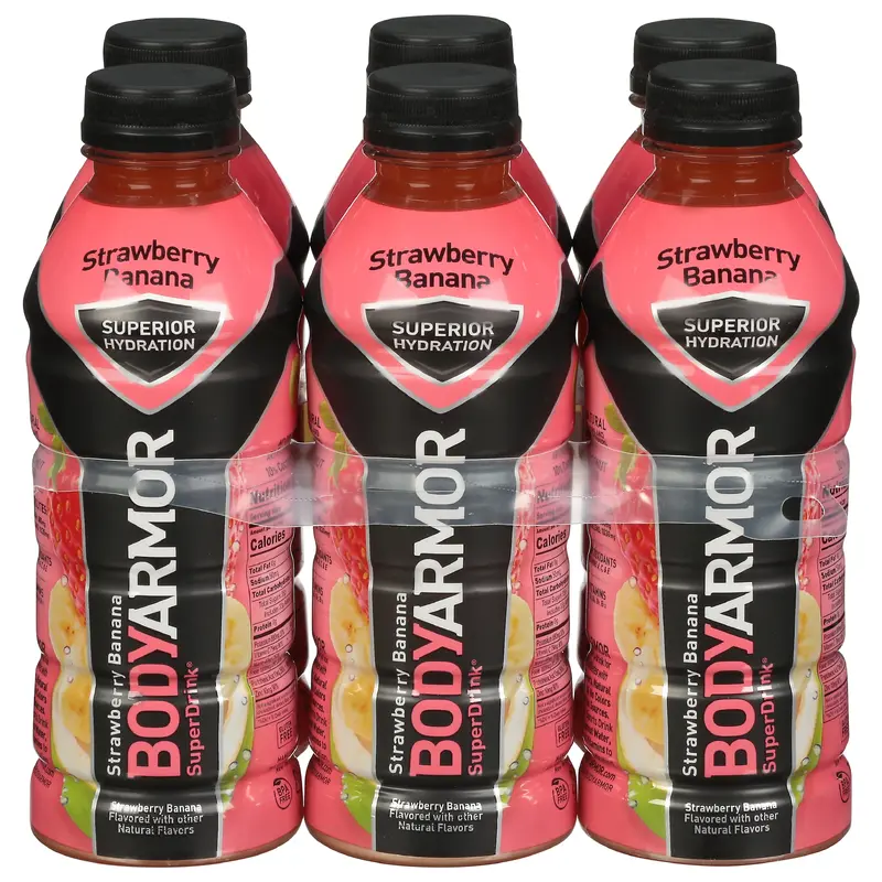 BodyArmor Strawberry Banana Super Drink 6 - 20 fl oz Bottles